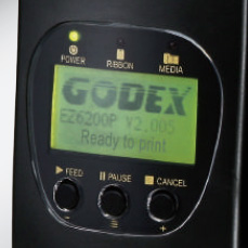 Godex EZ6200plus display